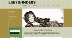 Desktop Screenshot of lisasanders.com