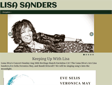 Tablet Screenshot of lisasanders.com